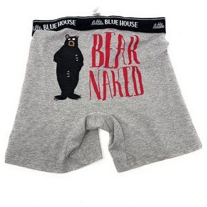 Little Blue House By‎ Hatley Mens Boxer Brief Size S Bear Naked